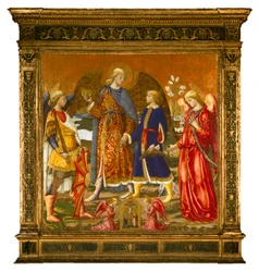 Tobias und die drei Erzengel, 1471